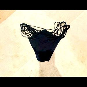 Victorias Secret  Black Very Sexy Bikini Bottoms. Brand New. Never worn. Medium